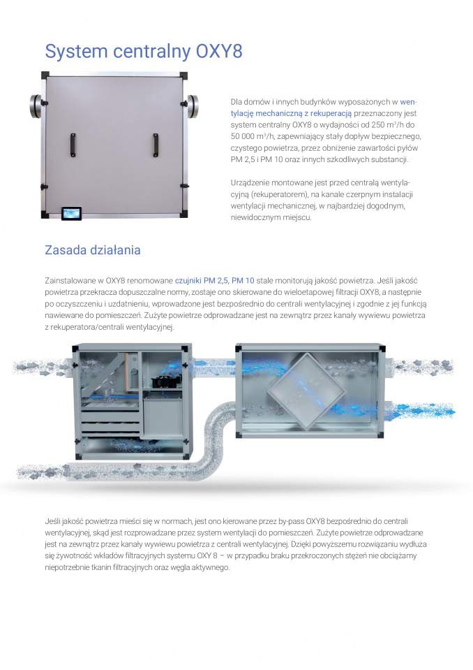 System Centralny OXY8