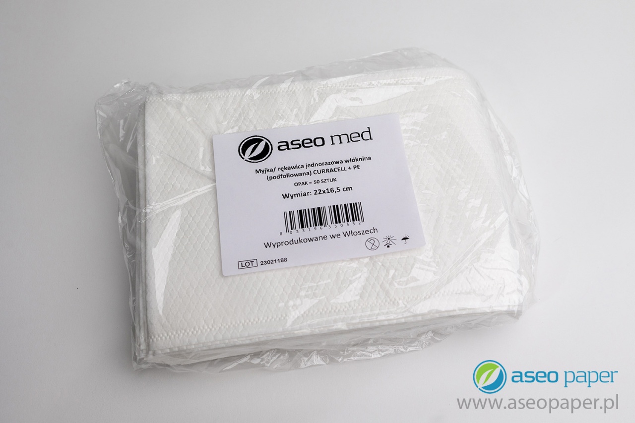 myjki jednorazowe suche do mycia pacjenta