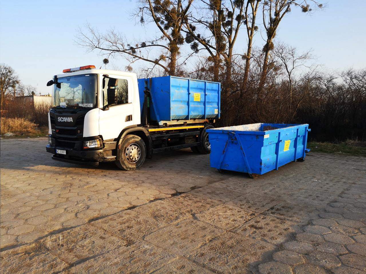 transporter i kontener