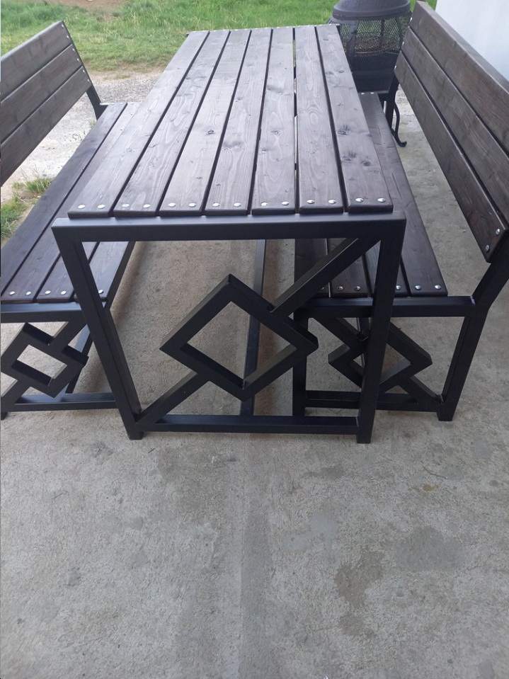 meble ogrodowe spawane