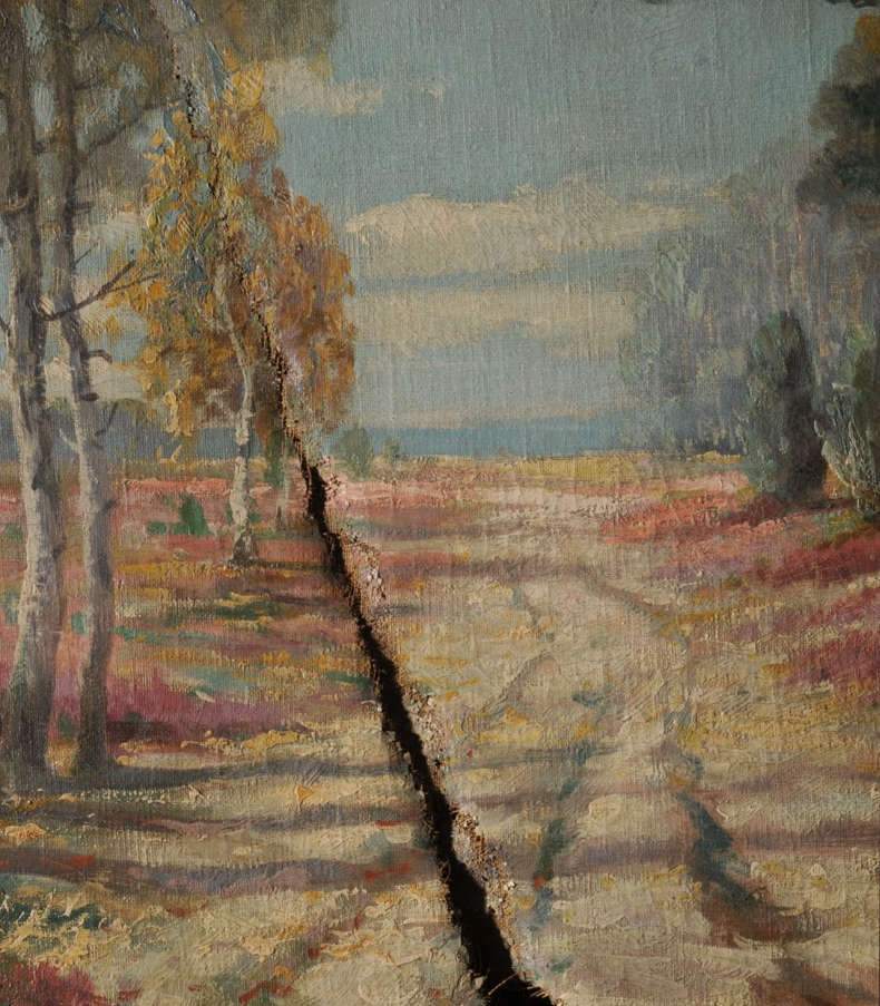 obraz przed renowacją