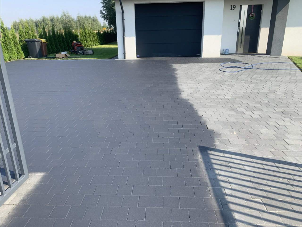 mycie kostki brukowej