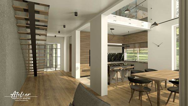 Klimatyczne, ciemne mieszkanie młodego mężczyzny