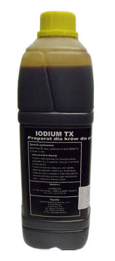 Preparat bakteriobójczy, grzybobójczy, na bazie jodu do higieny strzyków po udoju