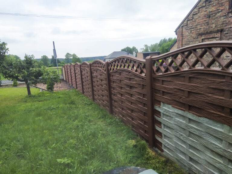 płot betonowy