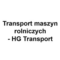 Transport maszyn rolniczych - HG Transport - Transport nadgabarytowy