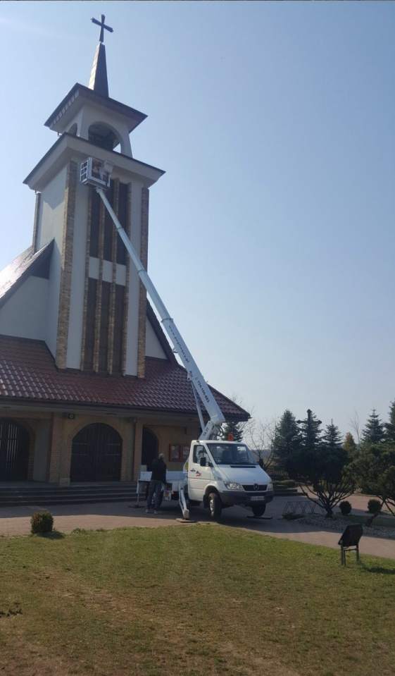 praca na wysokościach, roboty na wysokościach, usługi na wysokościach