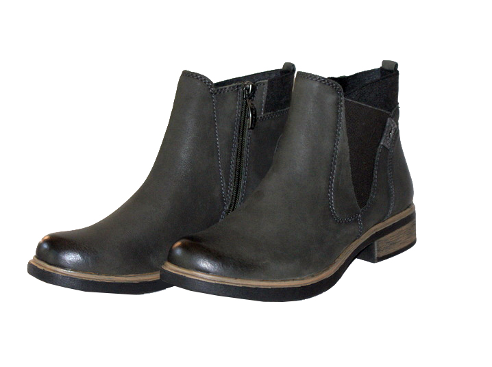 Botki damskie Tamaris kolor antracyt