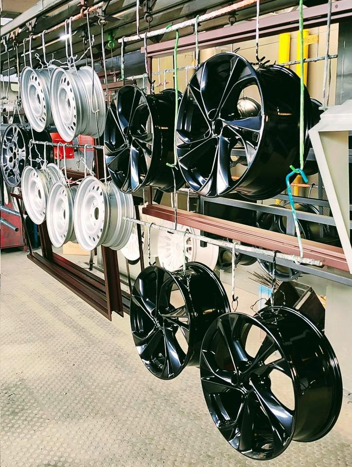 malowanie proszkowe felg