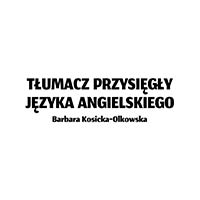 Tłumacz Przysięgły Języka Angielskiego Barbara Kosicka-Olkowska - Tłumacze przysięgli