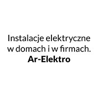 Instalacje elektryczne w domach i w firmach. Ar- Elektro - logo