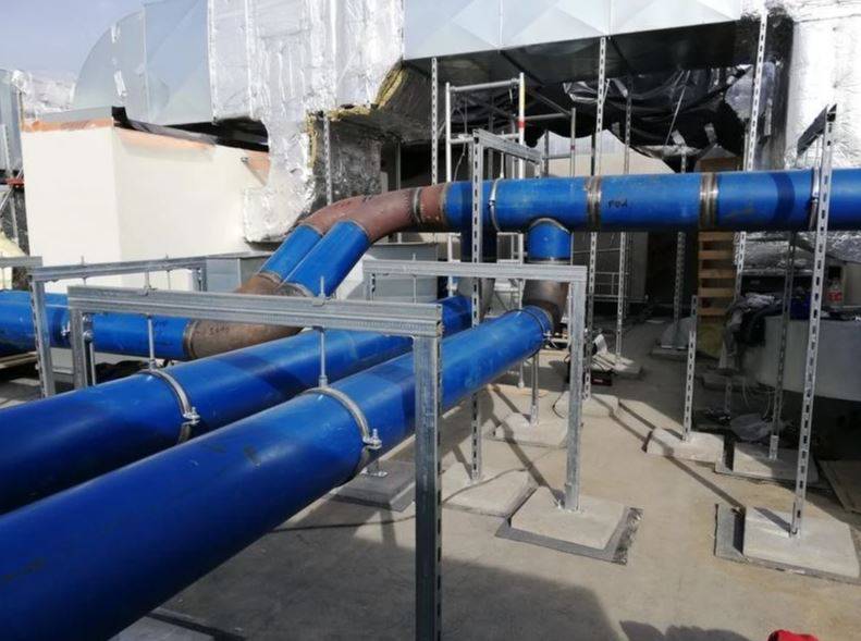 montaż rurociągów