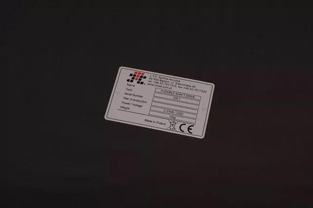 tabliczki znamionowe