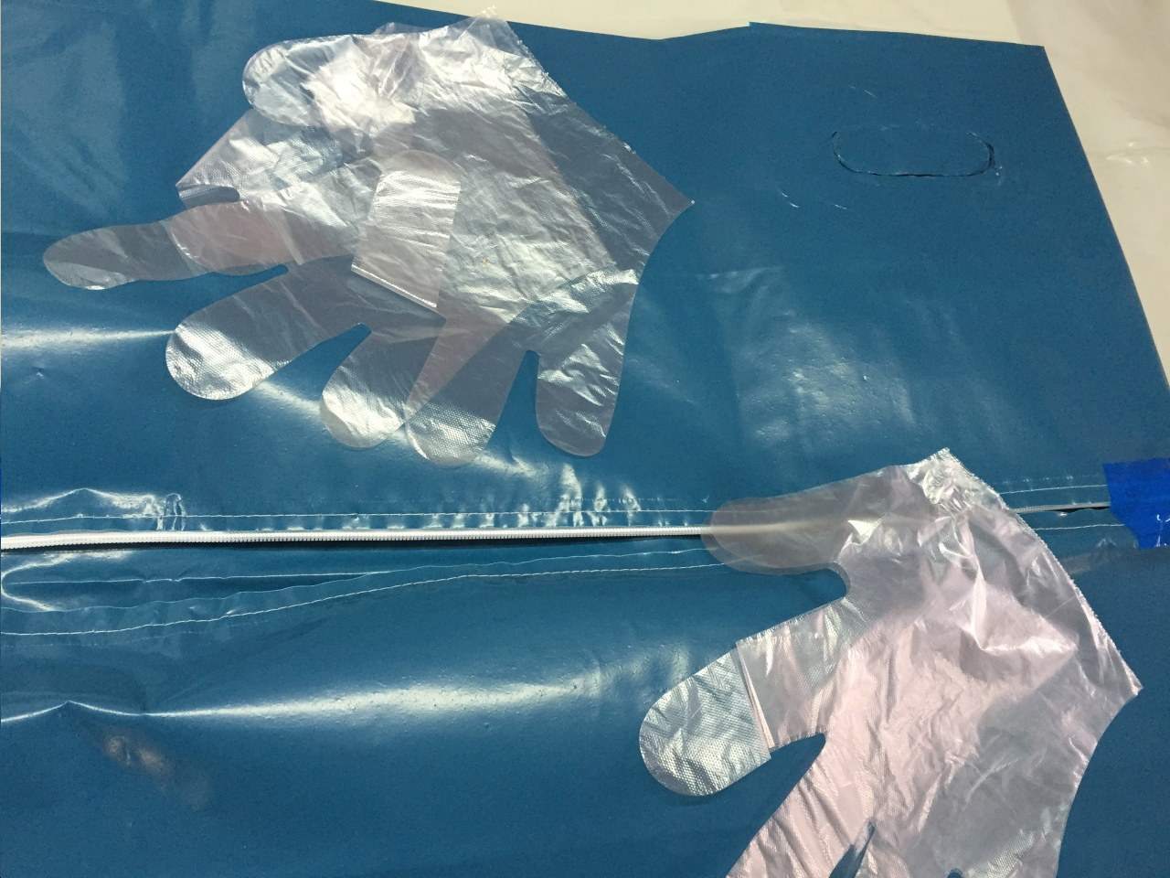 worek na zamek niebieski