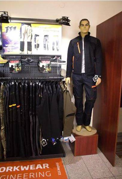 ubrania robocze, odzież, obuwie, buty, pokrowce samochodowe, ogrodniczki, artykuły bhp