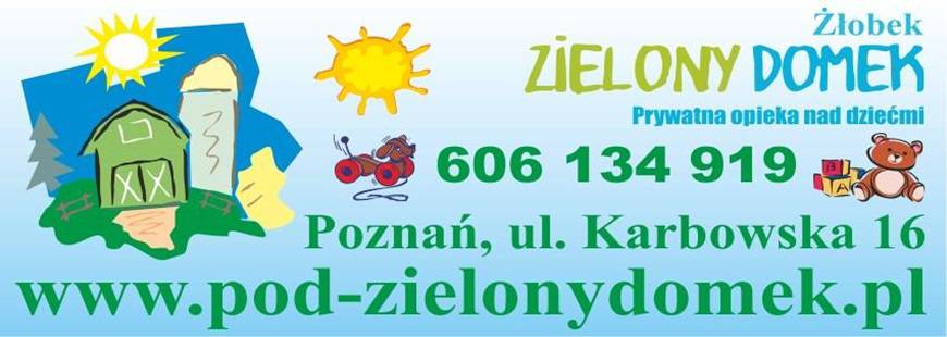 Żłobek Zielony Domek. Kucharzewska Agnieszka