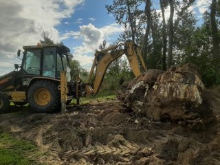 usługi koparką, wykopy, transport piachu