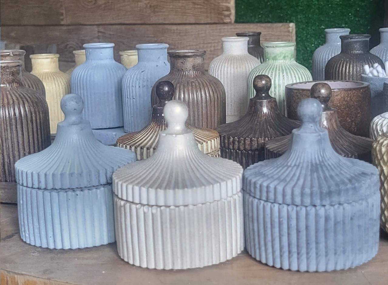 artykuły dekoracyjne z betonu