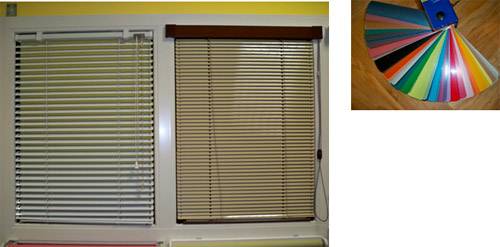 żaluzje poziome aluminiowe