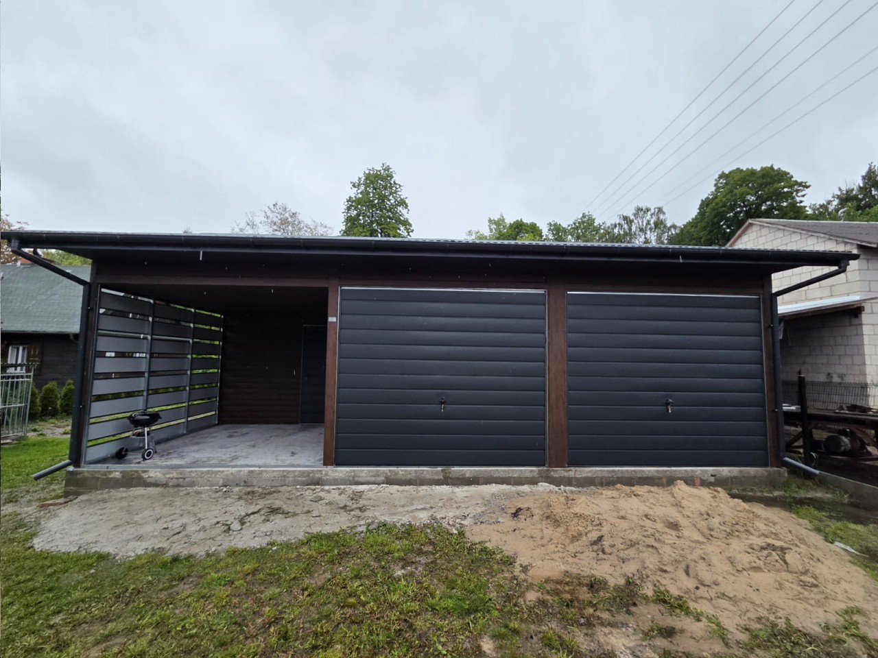 kontrukcje, wiaty, domki narzędziowe