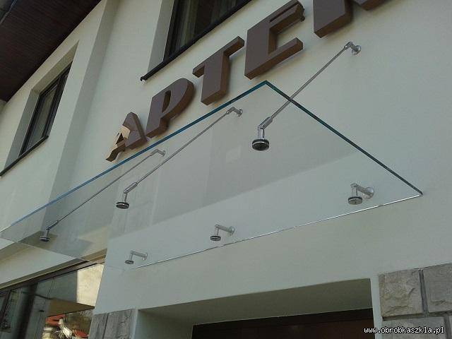 produkcja daszków szklanych