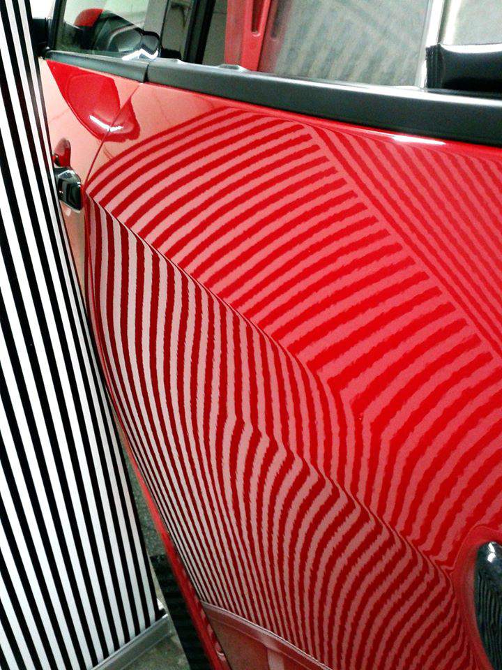 wyciąganie wgnieceń