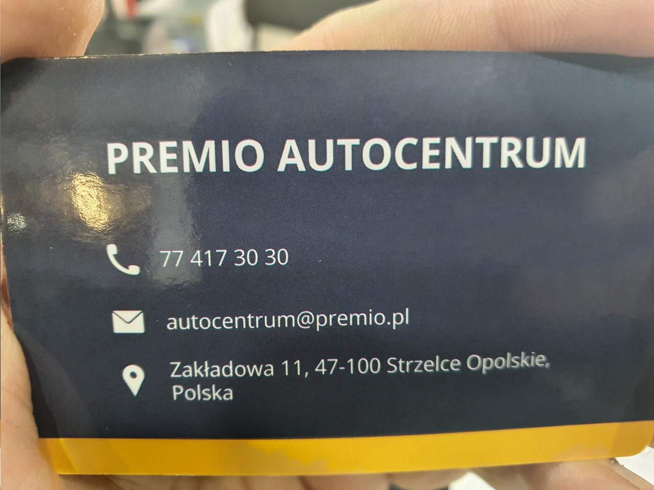 AutoCentrum - wizytówka