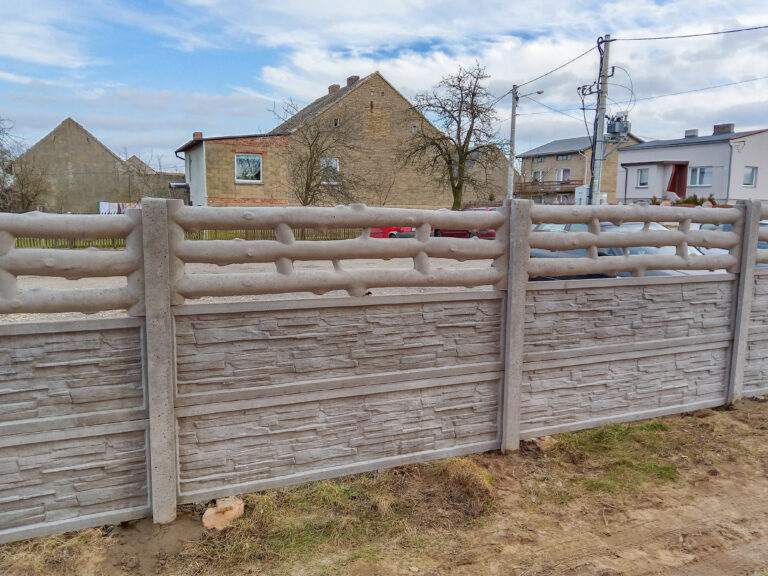 płot betonowy