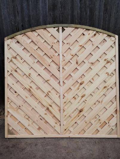 płoty panelowe drewniane