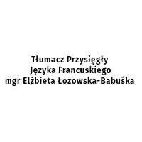 Elżbieta Łozowska-Babuśka Mgr Tłumacz Przysięgły Języka Francuskiego - Tłumacze przysięgli