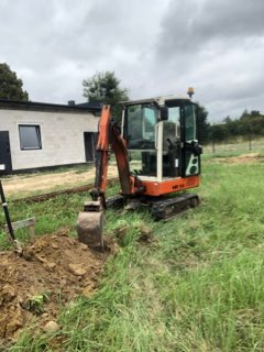 usługi koparką, wykopy, transport piachu