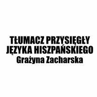 Grażyna Zacharska Tłumacz Przysięgły Języka Hiszpańskiego - Tłumacze przysięgli