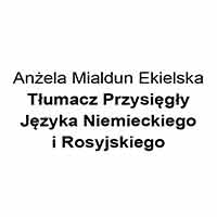 Biuro tłumaczeń przysięgłych Anżela Mialdun-Ekielska - Tłumacze przysięgli