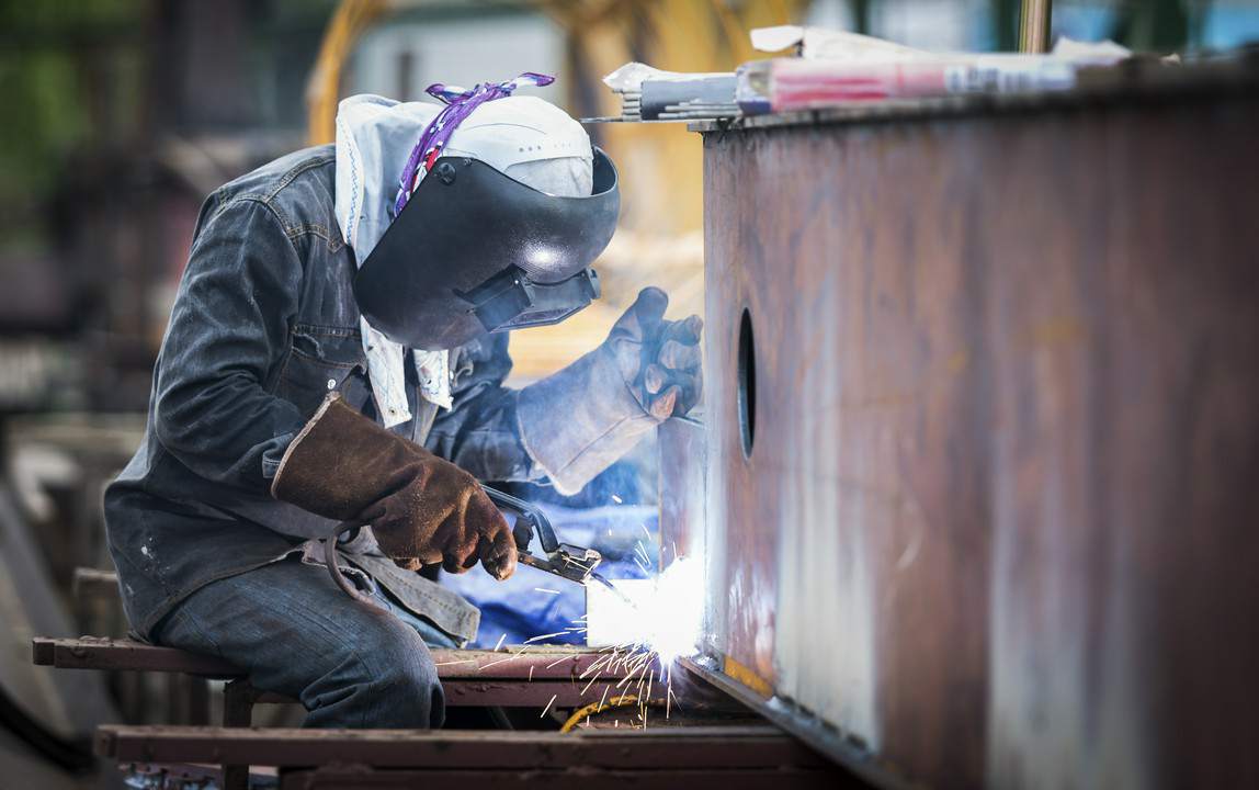 spawanie elementów maszyn