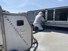 czyszczenie suchym lodem instalacji