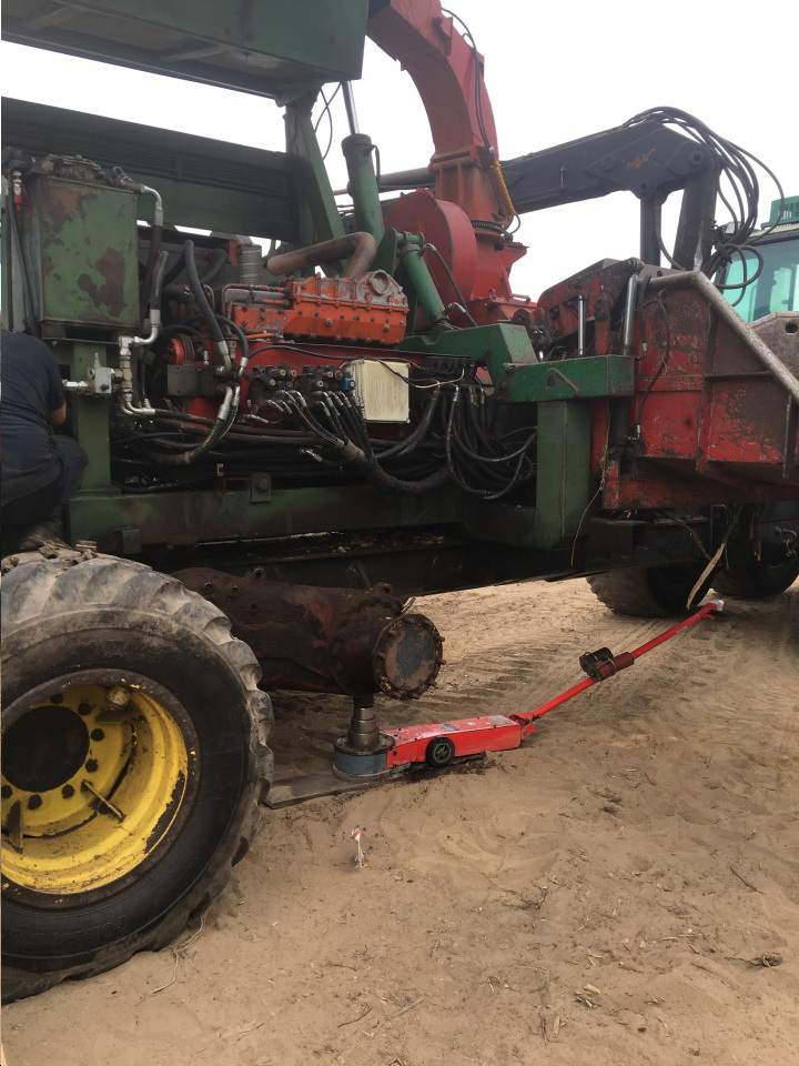 naprawa opon w maszynach budowlanych