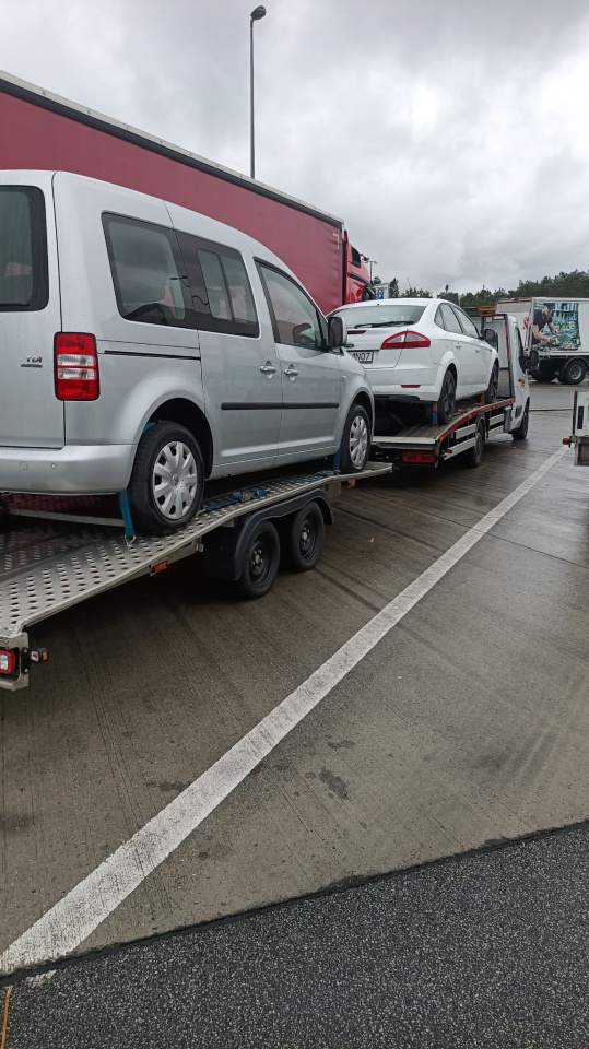 transport samochodów