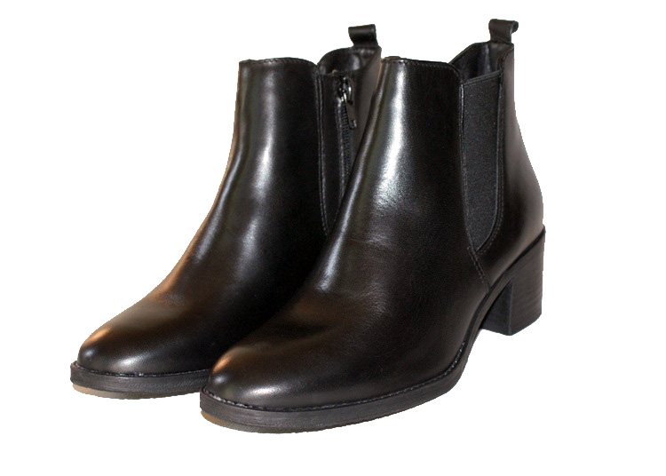 Botki damskie Tamaris sztyblety kolor czarny