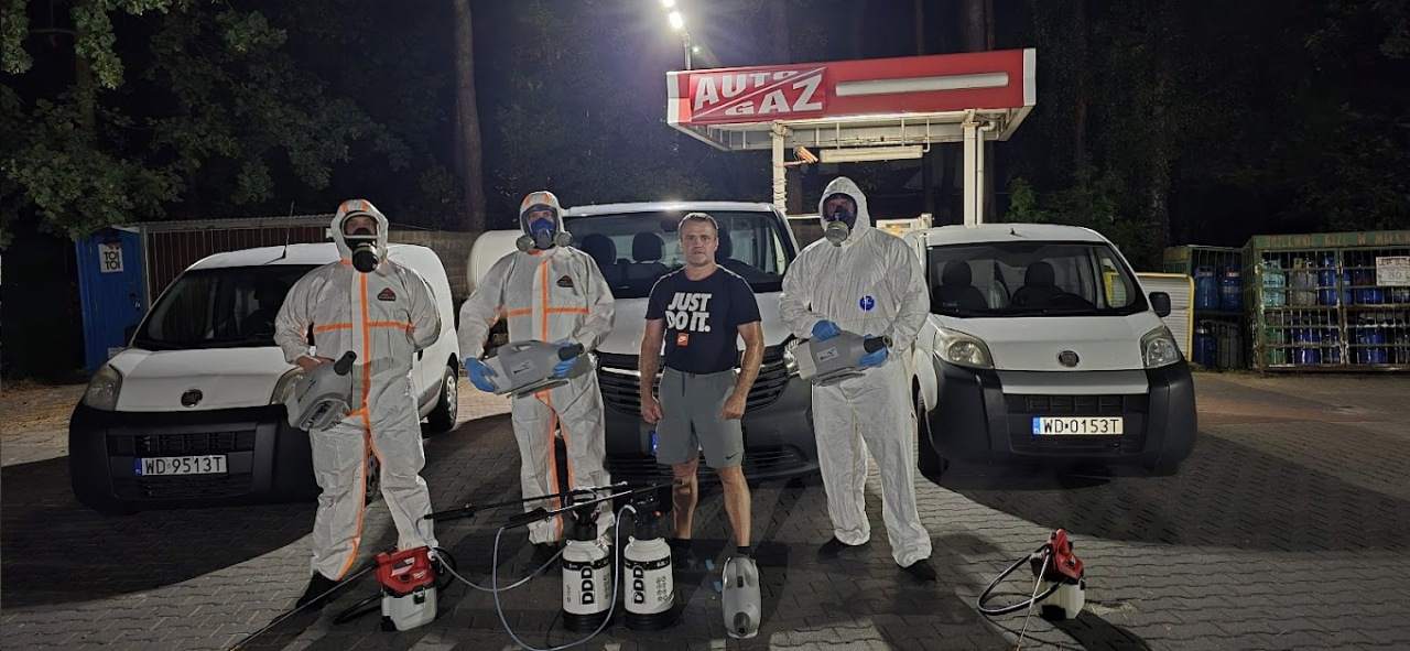 deratyzacja, dezynfekcja