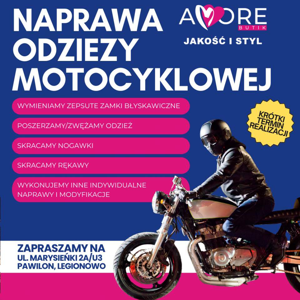 naprawa odzieży motocyklowej