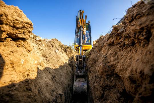 kopanie wykopów pod instalacje