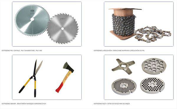 ostrzenie narzędzi