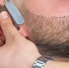 usługi barberskie strzyżenie brzytwą