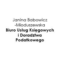 Janina Babowicz-Mioduszewska Biuro usług księgowych i doradztwa podatkowego - Biura rachunkowe