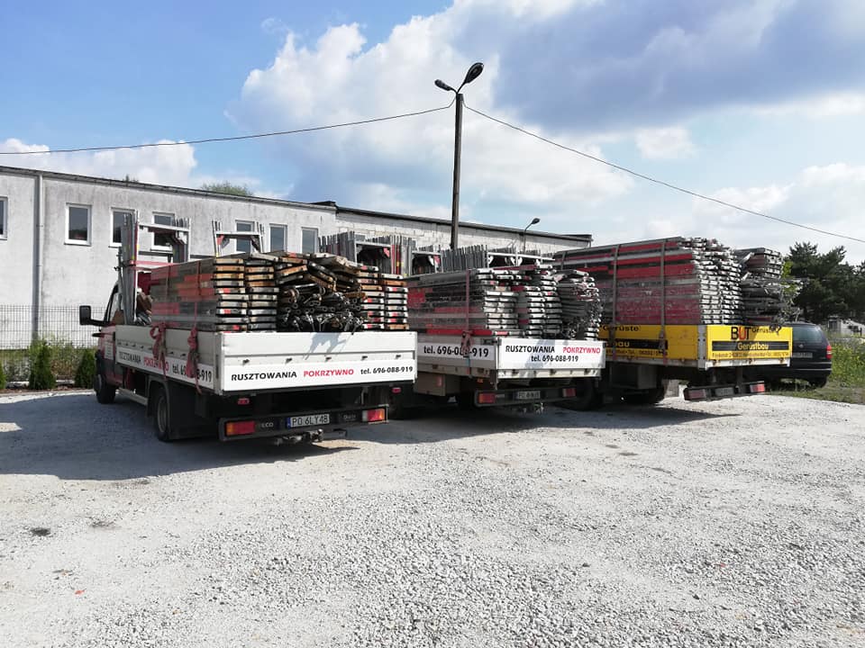 transport rusztowań