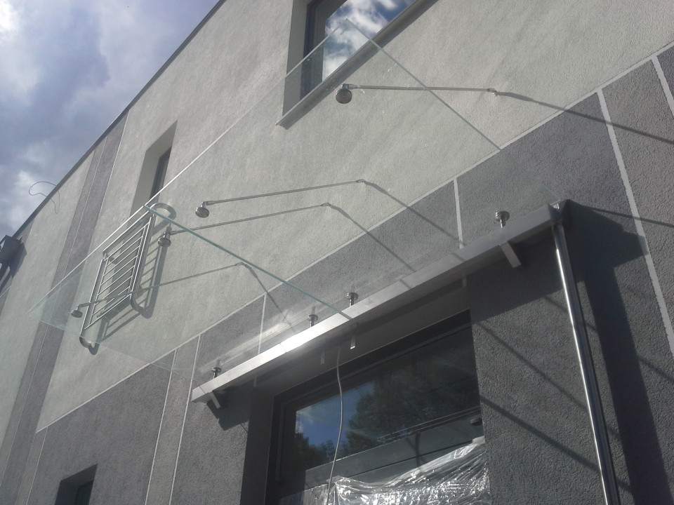 daszki ze szkła hartowanego