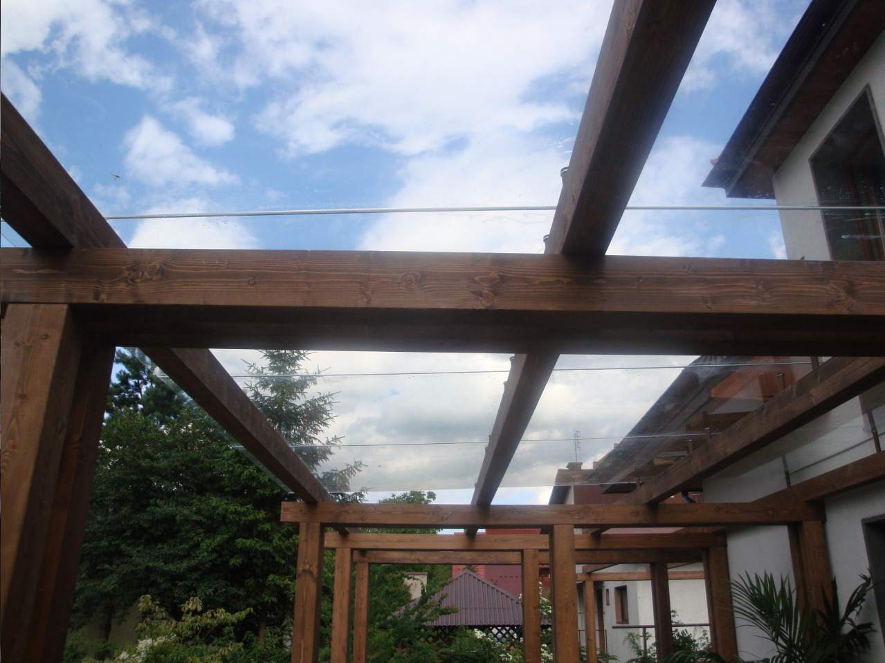 zadaszenie szklane tarasu