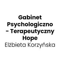 Gabinet Psychologiczno - Terapeutyczny Hope Elżbieta Korzyńska - Psychiatrzy psycholodzy i psychoterapeuci