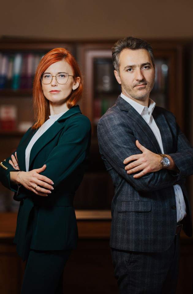 Izabela Kosińska i Łukasz Kosiński radcy prawni