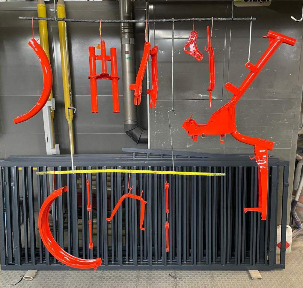 malowanie proszkowe części